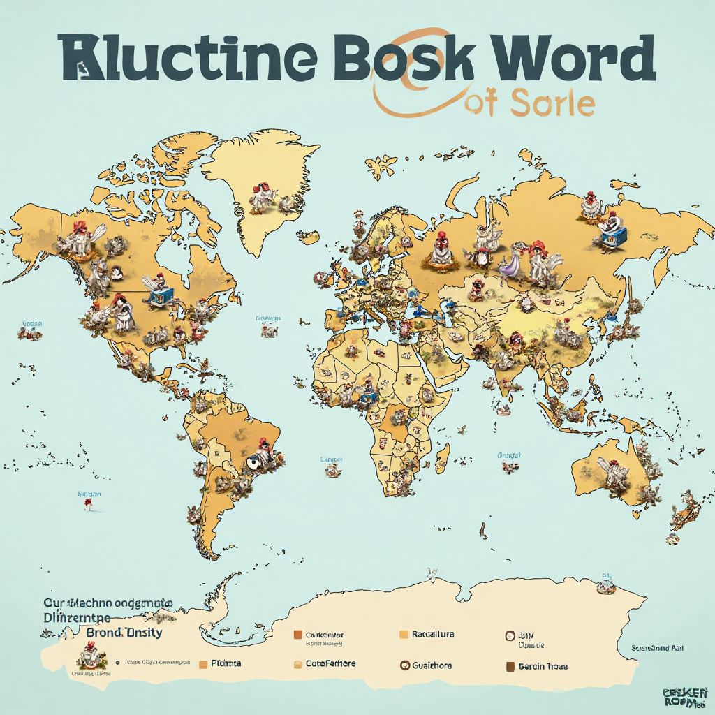 Mapa popularności gry